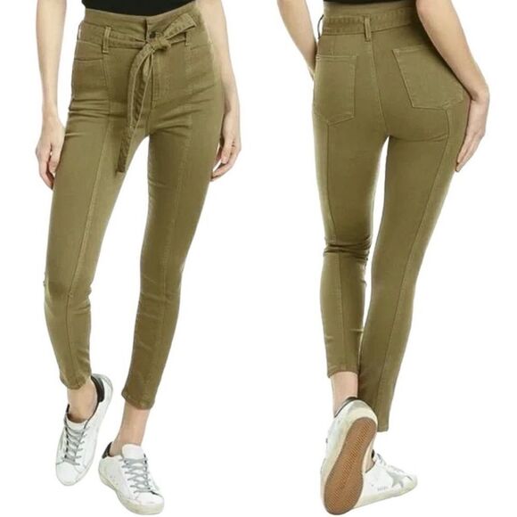 Alice + Olive Jeans Women Size 27 Green You look good Skinny Denim High-rise - Picture 1 of 8